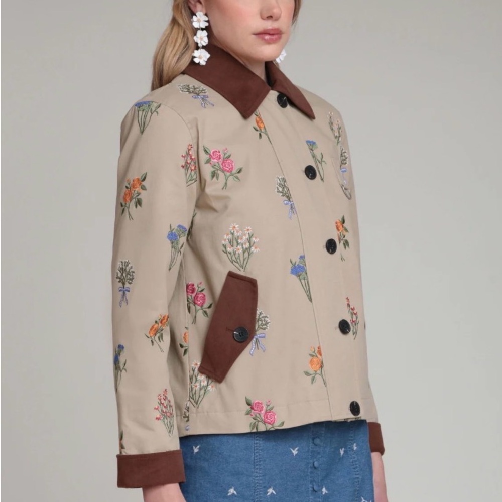 Embroidered Cotton Utility Jacket

AVEC LES FILLES - Picture 2 of 7